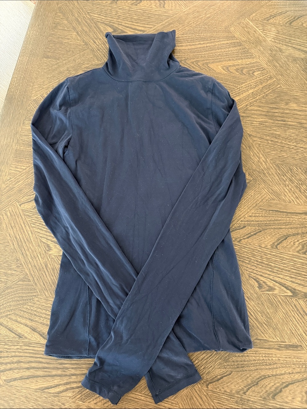 Lululemon Women’s Navy Turtleneck Long-Sleeve Sweater